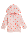 Cotton Rich Spot Zip Hoodie (0-3 Yrs)