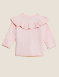 Frill Collar Cardigan (0-3 Yrs)