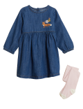 2pc Cotton Rich Embroidered Outfit