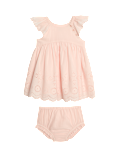 Cotton Broderie Dress and Knickers