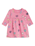 Cotton Rich Heart Print Dress