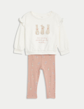 Cotton 2pc Peter Rabbit&trade; Sweat Outfit (0-3 Yrs)