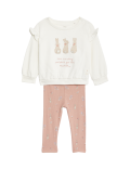 Cotton 2pc Peter Rabbit&trade; Sweat Outfit (0-3 Yrs)