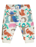 Cotton Rich Woodland Animal Print Joggers (0-3 Yrs)