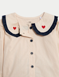 2pc Pure Cotton Heart Outfit (0 Mths - 6 Yrs)