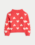 Heart Print Cardigan (0 Mths - 6 Yrs)