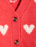 Heart Print Cardigan (0 Mths - 6 Yrs)