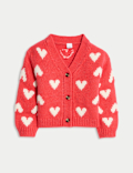 Heart Print Cardigan (0 Mths - 6 Yrs)