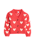 Heart Print Cardigan (0 Mths - 6 Yrs)