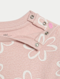 2pc Cotton Rich Floral Top & Bottom Outfit (0-6 Yrs)