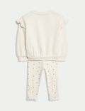 2pc Cotton Rich Jersey Heart Outfit (0 Mths - 6 Yrs)