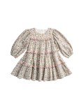 Cotton Ditsy Floral Tiered Dress(0-6 Yrs)
