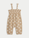 Pure Cotton Palm Tree Romper (0-3 Yrs)