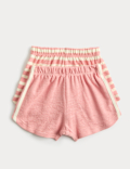 2 Pack Pure Cotton Side Stripe Shorts (0-5 Yrs)