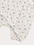 Pure Cotton Floral Romper (0-3 Yrs)