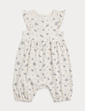 Pure Cotton Floral Romper (0-3 Yrs)