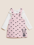 2pc Pure Cotton Minnie Mouse™ Outfit (0-3 Yrs)