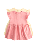 2 Pack Pure Cotton Jersey Cupcake Dresses (0-3 Yrs)