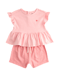 Pure Cotton Jersey Top & Short Outfit (0-5 Yrs)