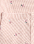 2 Piece Cotton Rich Floral Jersey Outfit (0-3 Yrs)