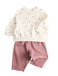 2 Piece Floral Sweatshirt & Wide Leg Joggers (0-5 Yrs)