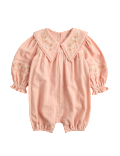 Pure Cotton Embroidered Romper (0-3 Yrs)