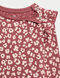 2pc Cotton Rich Leopard Top & Bottom Outfit (0-6 Yrs)