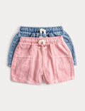 2 Pack Denim Shorts (0-5 Yrs)