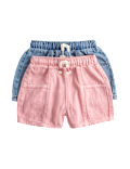 2 Pack Denim Shorts (0-5 Yrs)