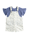 2 Piece Cotton Rich Dungaree Outfit (0-3 Yrs)