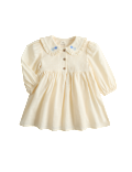 Pure Cotton Embroidered Sailor Collar Dress (0-5 Years)