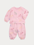 2 Piece Cotton Rich Banana Dog Sweat Outfit (0-5 Yrs)