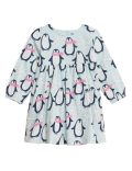 Pure Cotton Penguin Dress (0 - 3 Yrs)