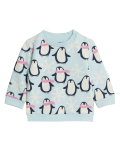 Cotton Rich Penguin Print Sweater