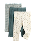 3 Pack Cotton Rich Ditsy Leggings (1-5 Yrs)