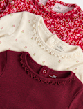 3pk Cotton Rich Patterned Tops