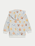 Cotton Rich Animal Print Zip Hoodie (0-3 Yrs)