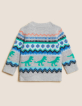 Knitted Dinosaur Jumper