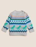 Knitted Dinosaur Jumper