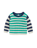 Pure Cotton Striped Jumper (0-3 Yrs)