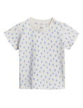 Pure Cotton Dash Print T-Shirt (0-3 Yrs)
