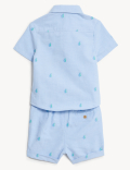 2pc Pure Cotton Boat Outfit