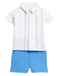 2pc Cotton Rich Top & Bottom Outfit