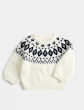 Fair Isle Knitted Jumper with Wool (0-5 Yrs)