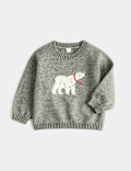 Polar Bear Print Knitted Jumper (0-5 Yrs)