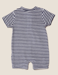 Cotton Striped Rompers (0-3 Yrs)