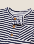 Cotton Striped Rompers (0-3 Yrs)