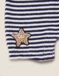 Cotton Striped Rompers (0-3 Yrs)