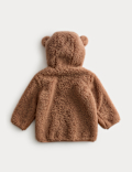 Hooded Borg Zip Jacket (0-3 Yrs)
