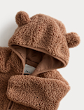 Hooded Borg Zip Jacket (0-3 Yrs)